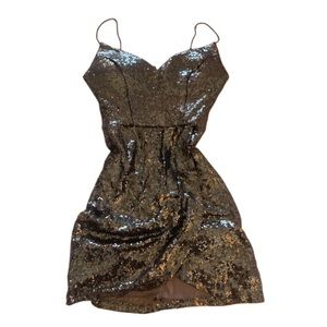 Ice Blue Sequin Dress